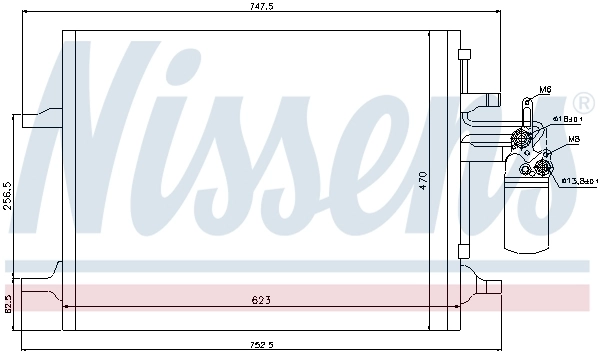 Condenseur, climatisation NISSENS 940159