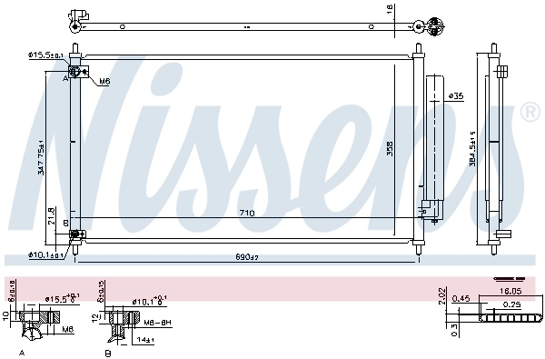 Condenseur, climatisation NISSENS 940466