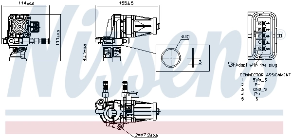 Vanne EGR NISSENS 98407