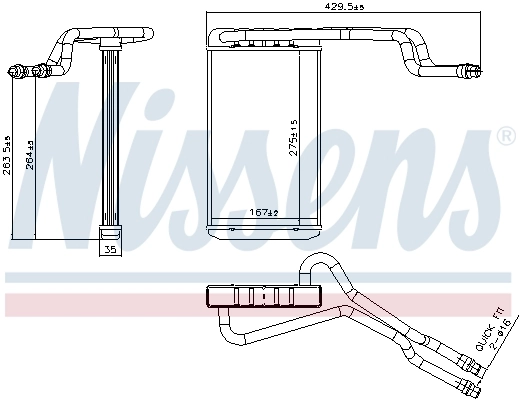 Système de chauffage NISSENS 707344