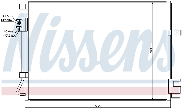 Condenseur, climatisation NISSENS 940243