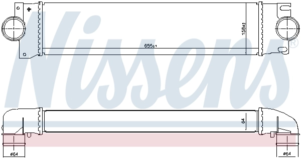 Intercooler, échangeur NISSENS 96071