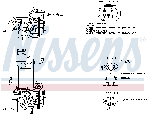 Module-EGR NISSENS 98358