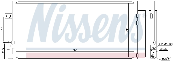 Condenseur, climatisation NISSENS 940581