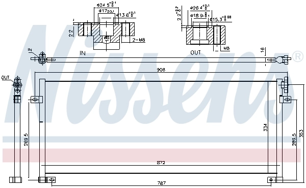 Condenseur, climatisation NISSENS 940493