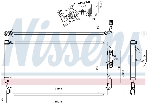 Condenseur, climatisation NISSENS 940590