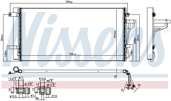 Condenseur, climatisation NISSENS 940099