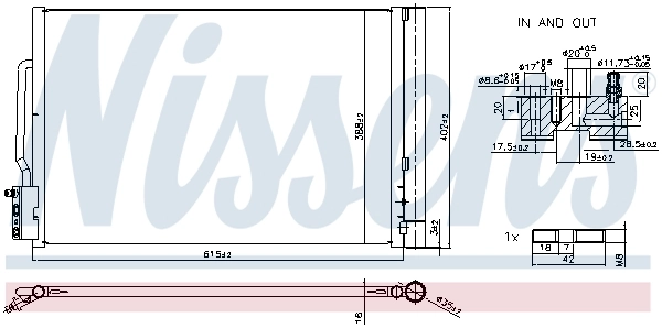 Condenseur, climatisation NISSENS 941341