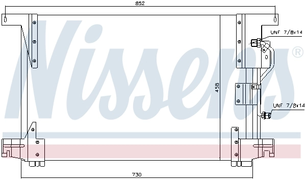 Condenseur, climatisation NISSENS 94336