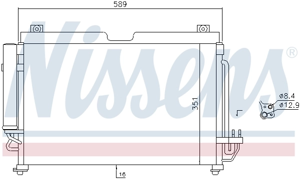 Condenseur, climatisation NISSENS 940559
