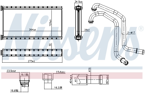 Système de chauffage NISSENS 707367