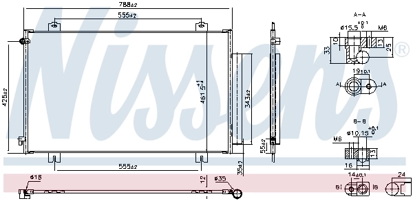 Condenseur, climatisation NISSENS 940925