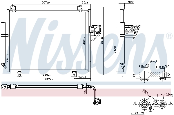 Condenseur, climatisation NISSENS 940876