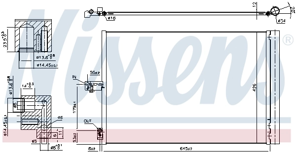 Condenseur, climatisation NISSENS 940420