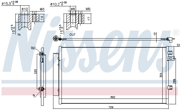 Condenseur, climatisation NISSENS 940692