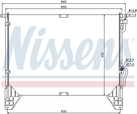 Condenseur, climatisation NISSENS 94643