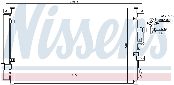 Condenseur, climatisation NISSENS 940210