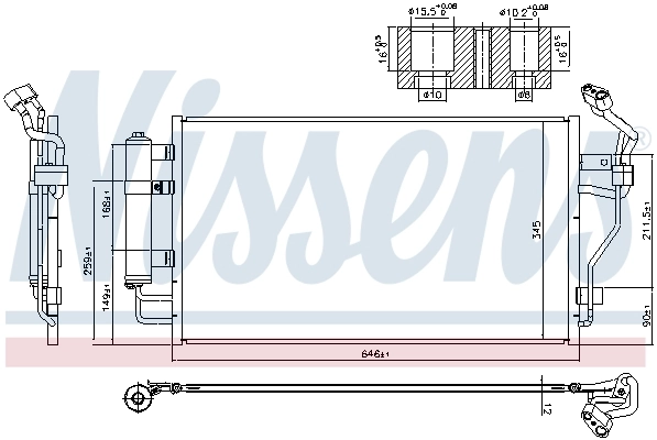 Condenseur, climatisation NISSENS 940583
