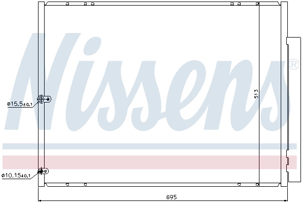 Condenseur, climatisation NISSENS 940297