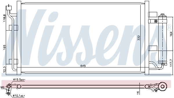 Condenseur, climatisation NISSENS 940582
