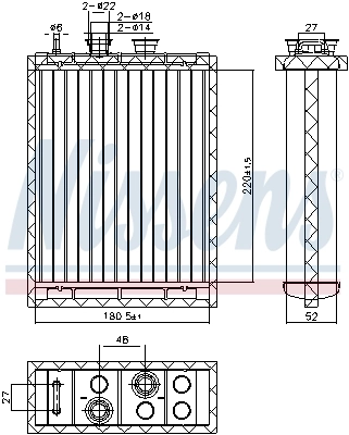 Système de chauffage NISSENS 707220