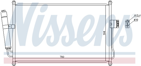 Condenseur, climatisation NISSENS 940709