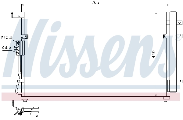 Condenseur, climatisation NISSENS 94868