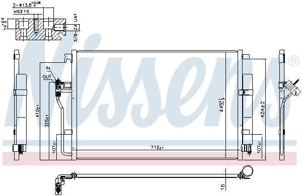 Condenseur, climatisation NISSENS 940826