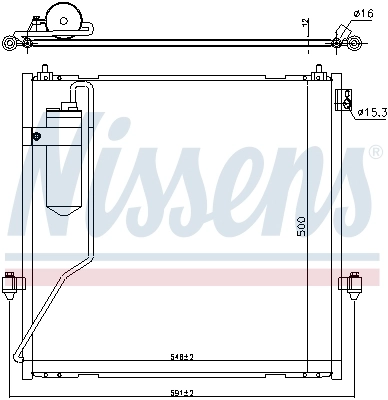 Condenseur, climatisation NISSENS 940472