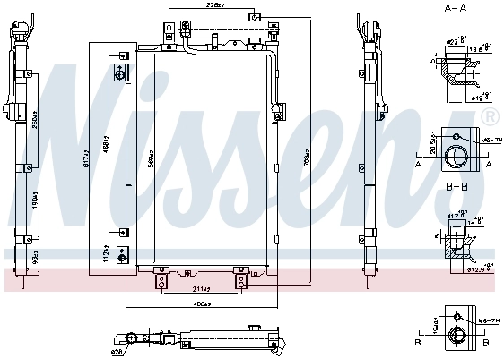 Condenseur, climatisation NISSENS 940833