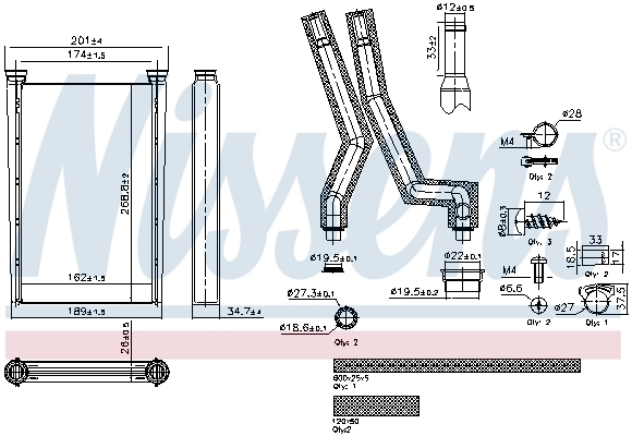 Système de chauffage NISSENS 707242