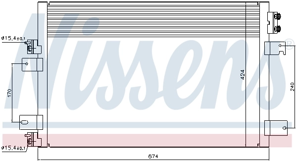 Condenseur, climatisation NISSENS 940151