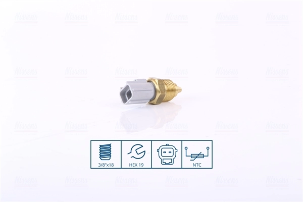 NISSENS 207057 — Датчик, температура охолоджуючої рідини (вир-во Nissens)