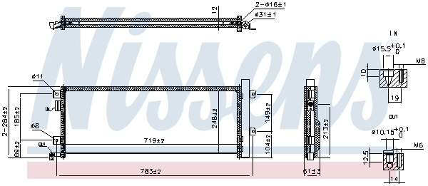 Condenseur, climatisation NISSENS 941347