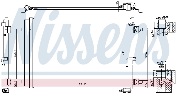 Condenseur, climatisation NISSENS 941050