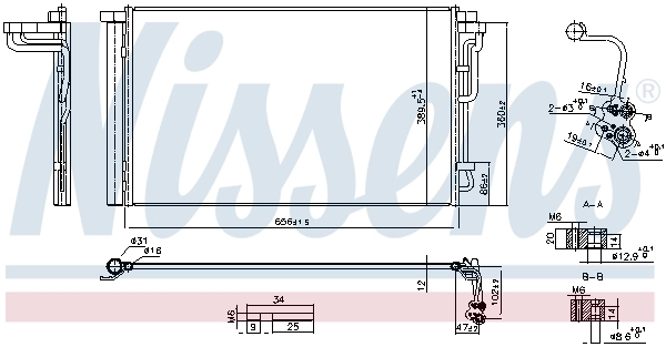 Condenseur, climatisation NISSENS 941262