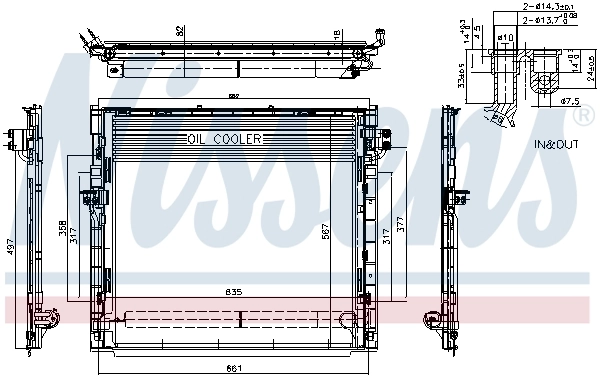 Condenseur, climatisation NISSENS 940394