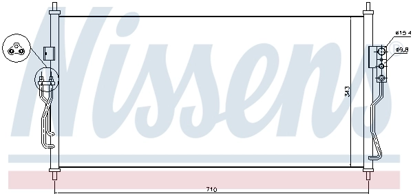 Condenseur, climatisation NISSENS 940363