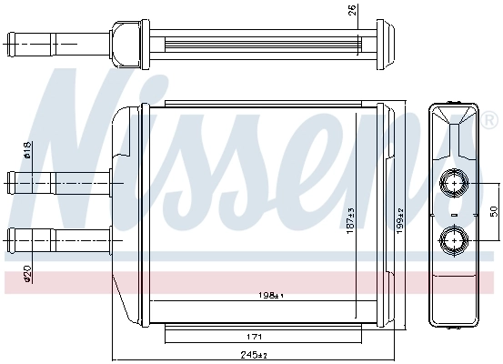 Système de chauffage NISSENS 707072