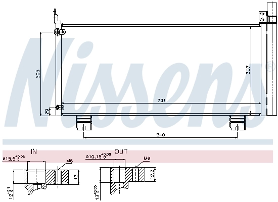 Condenseur, climatisation NISSENS 940344