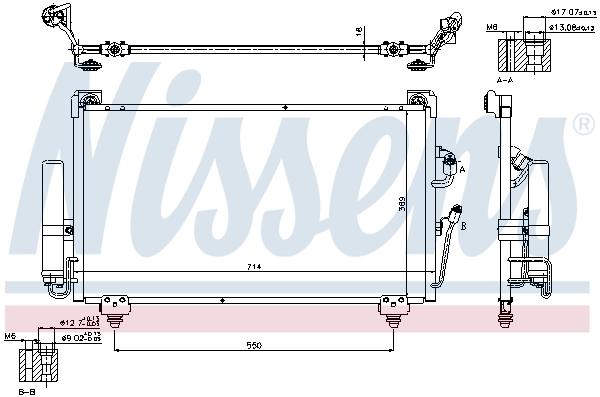 Condenseur, climatisation NISSENS 940165