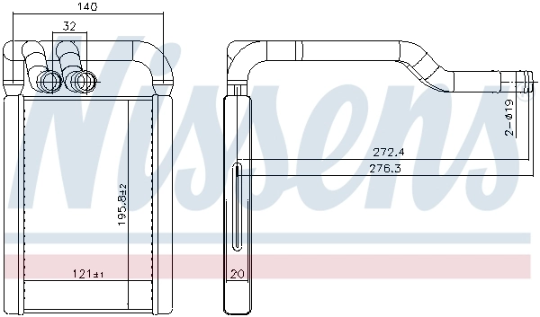 Système de chauffage NISSENS 707324