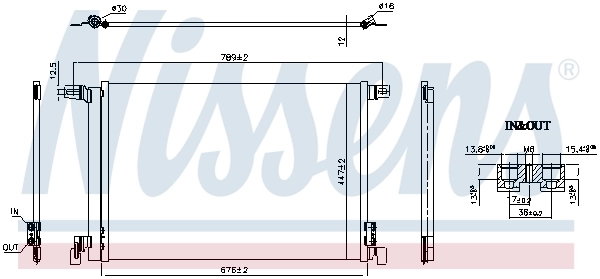 Condenseur, climatisation NISSENS 941266