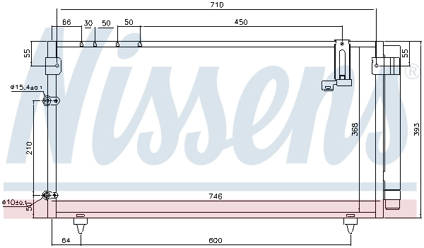 Condenseur, climatisation NISSENS 94795