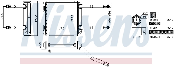 Système de chauffage NISSENS 726531