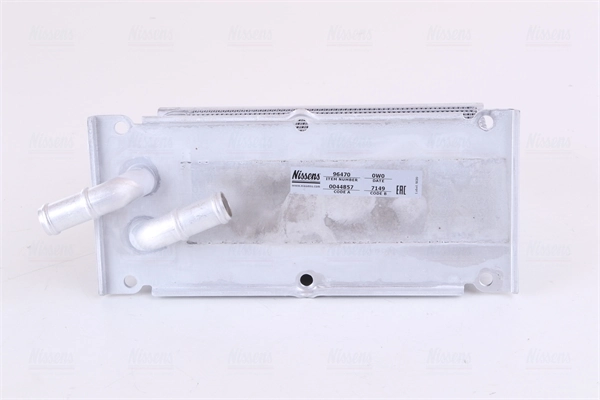 Intercooler, échangeur NISSENS 96470