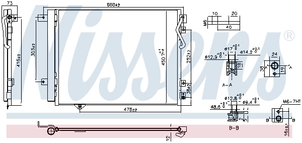 Condenseur, climatisation NISSENS 941244