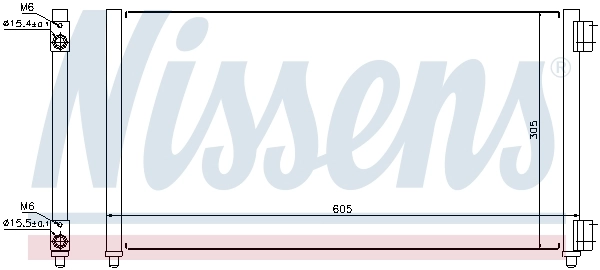 Condenseur, climatisation NISSENS 94633