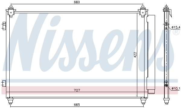 Condenseur, climatisation NISSENS 940611