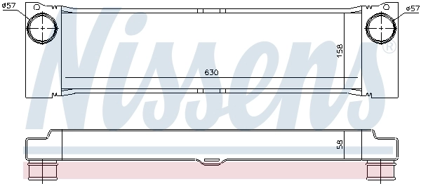 Intercooler, échangeur NISSENS 96531